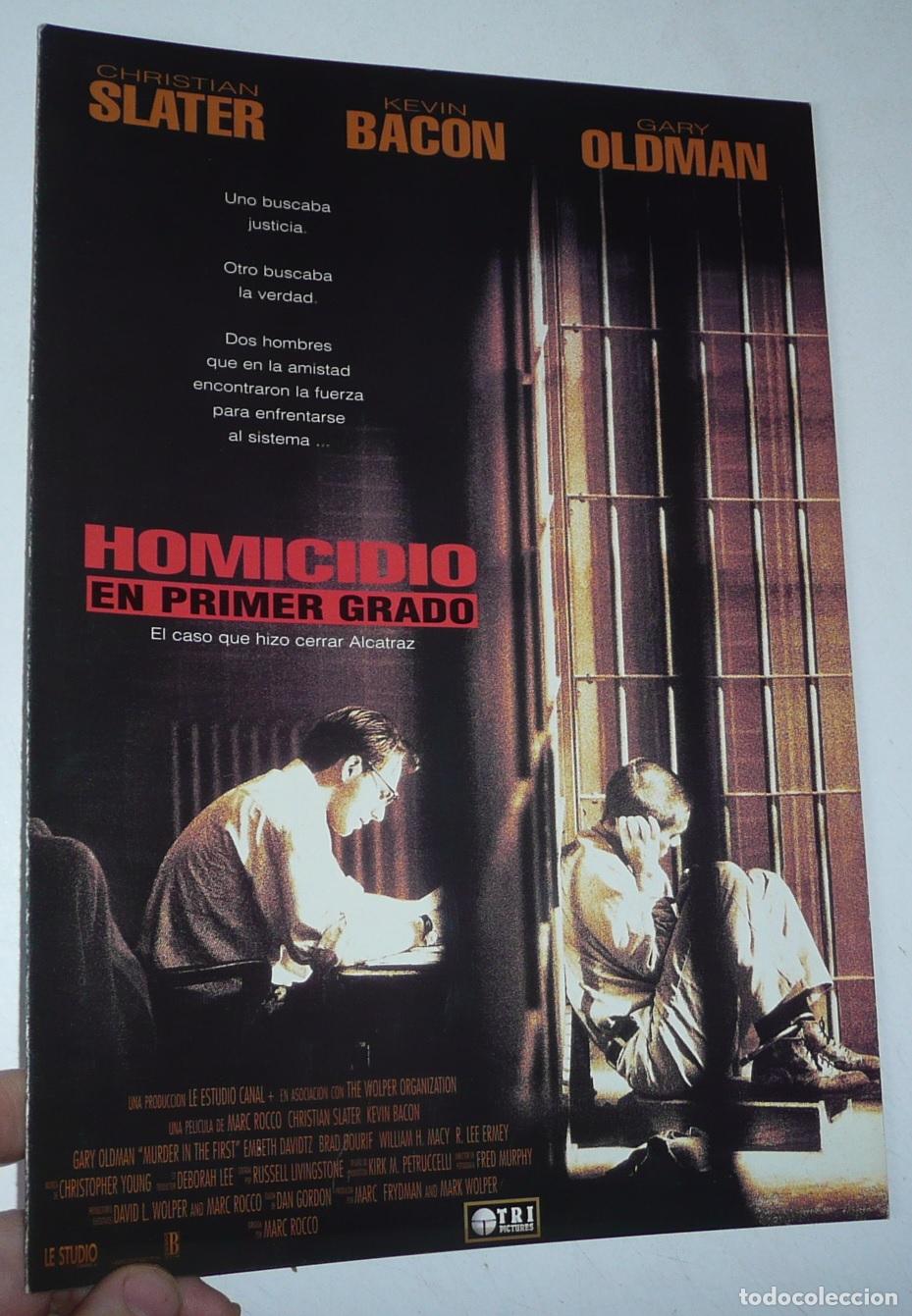 Cine: Homicidio en primer grado (Marc Rocco, 1995) Christian Slater, Kevin Bacon, Gary Oldman, Brad Dourif