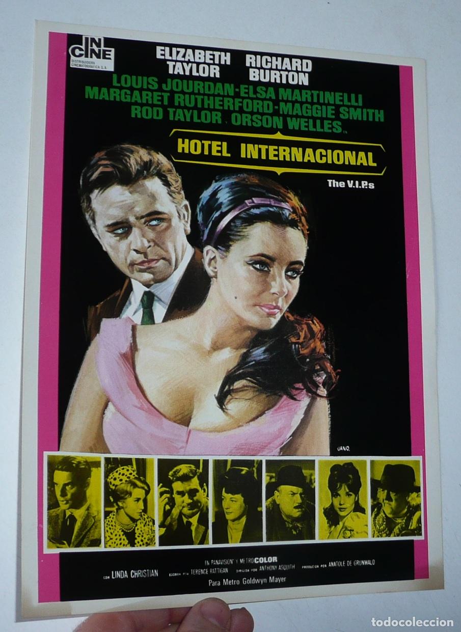 Cine: Hotel Internacional (Anthony Asquith, 1963) Elizabeth Taylor Richard Burton Rod Taylor Orson Welles