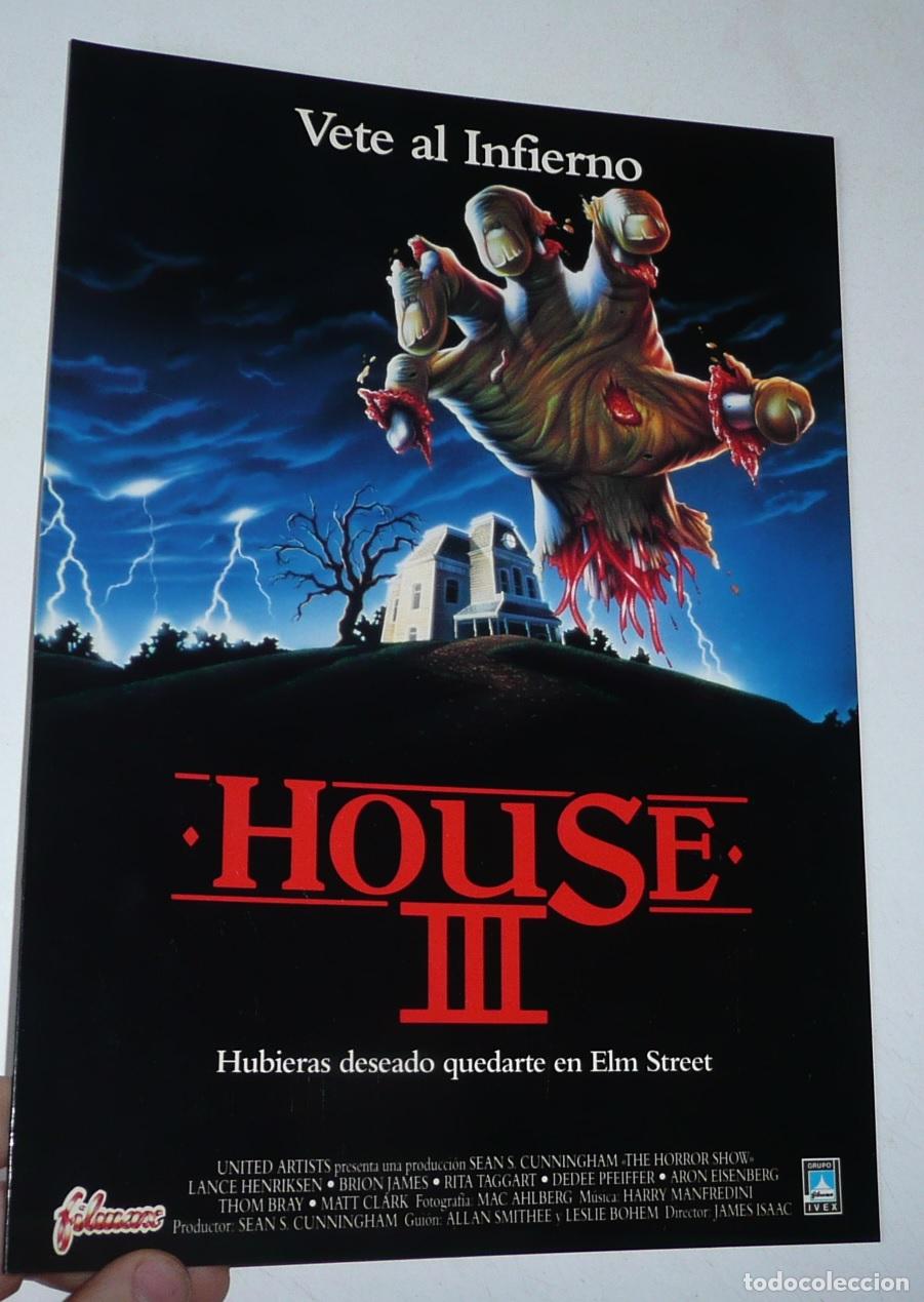 Cine: House III (James Isaac, David Blyth, 1989) Lance Henriksen, Brion James, Rita Taggart (Doble)