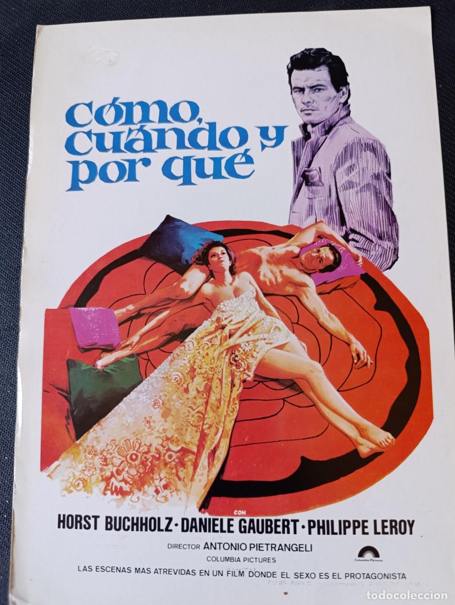 Cine: COMO, CUANDO Y POR QUE (GUIA ORIGINAL DE CINE SIMPLE) HORST BUCHHOLZ (PEDIDO MINIMO 5 EUROS)
