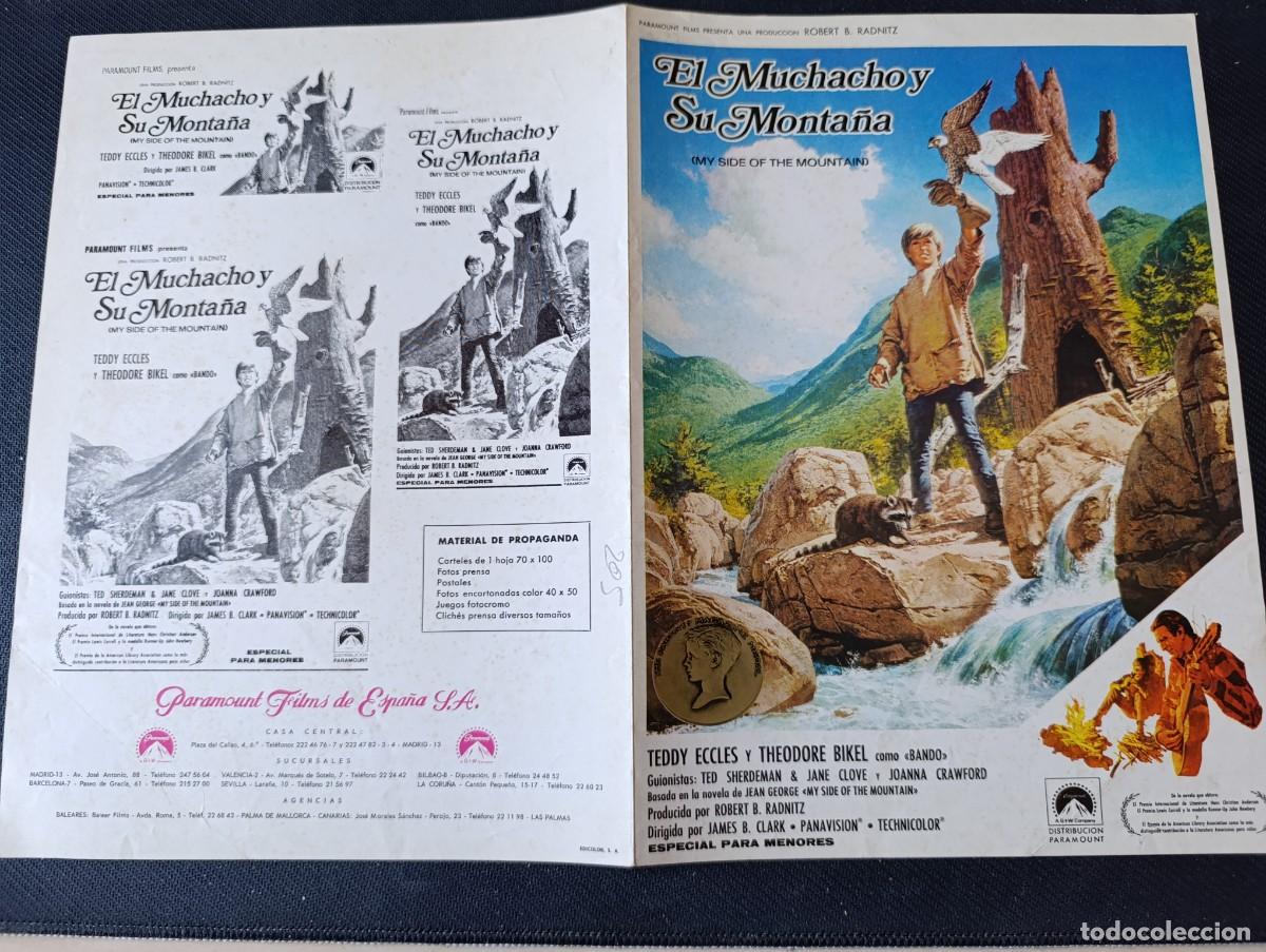 Cine: EL MUCHACHO Y SU MONTA&Ntilde;A (GUIA ORIGINAL DE CINE DOBLE) (PEDIDO MINIMO 5 EUROS)