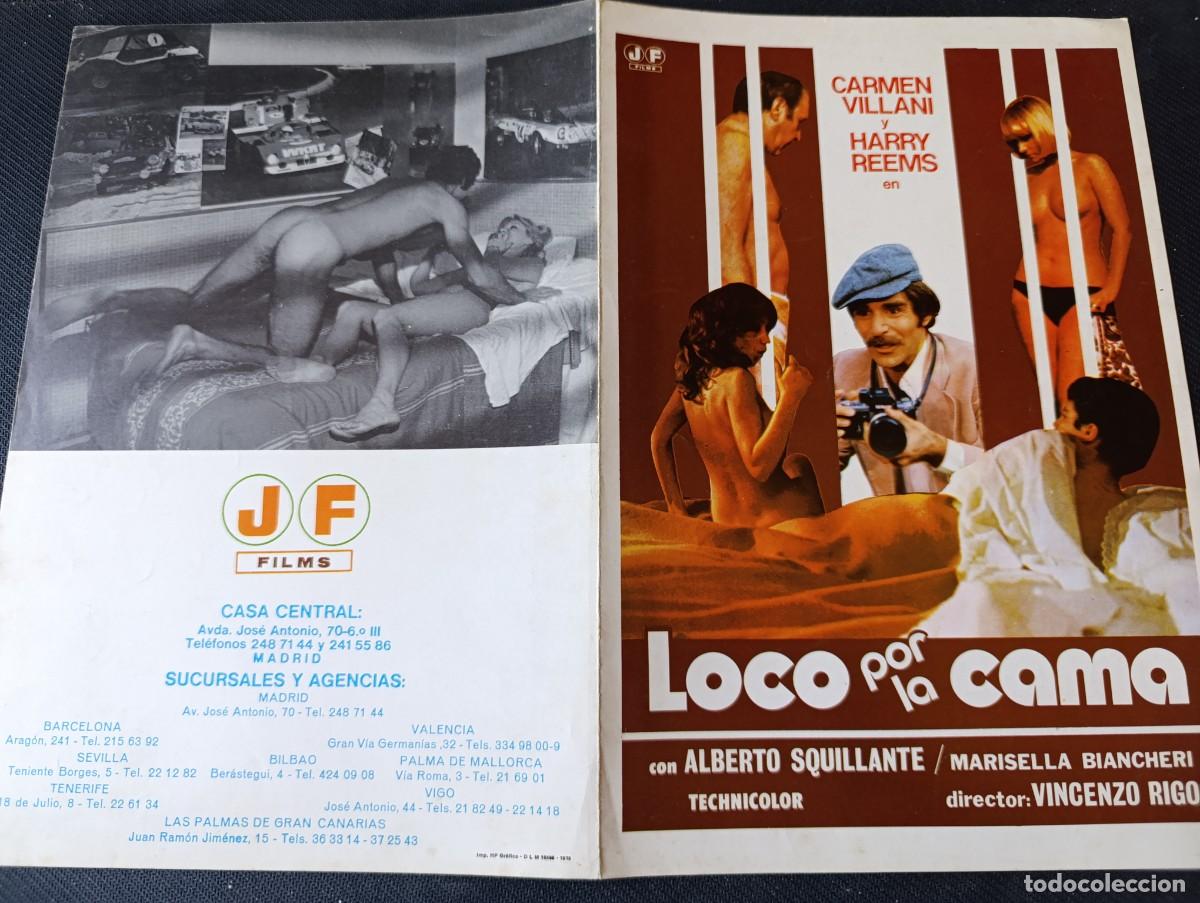 Cine: LOCO POR LA CAMA (GUIA ORIGINAL DE CINE DOBLE) JOSE FRADE (PEDIDO MINIMO 5 EUROS)
