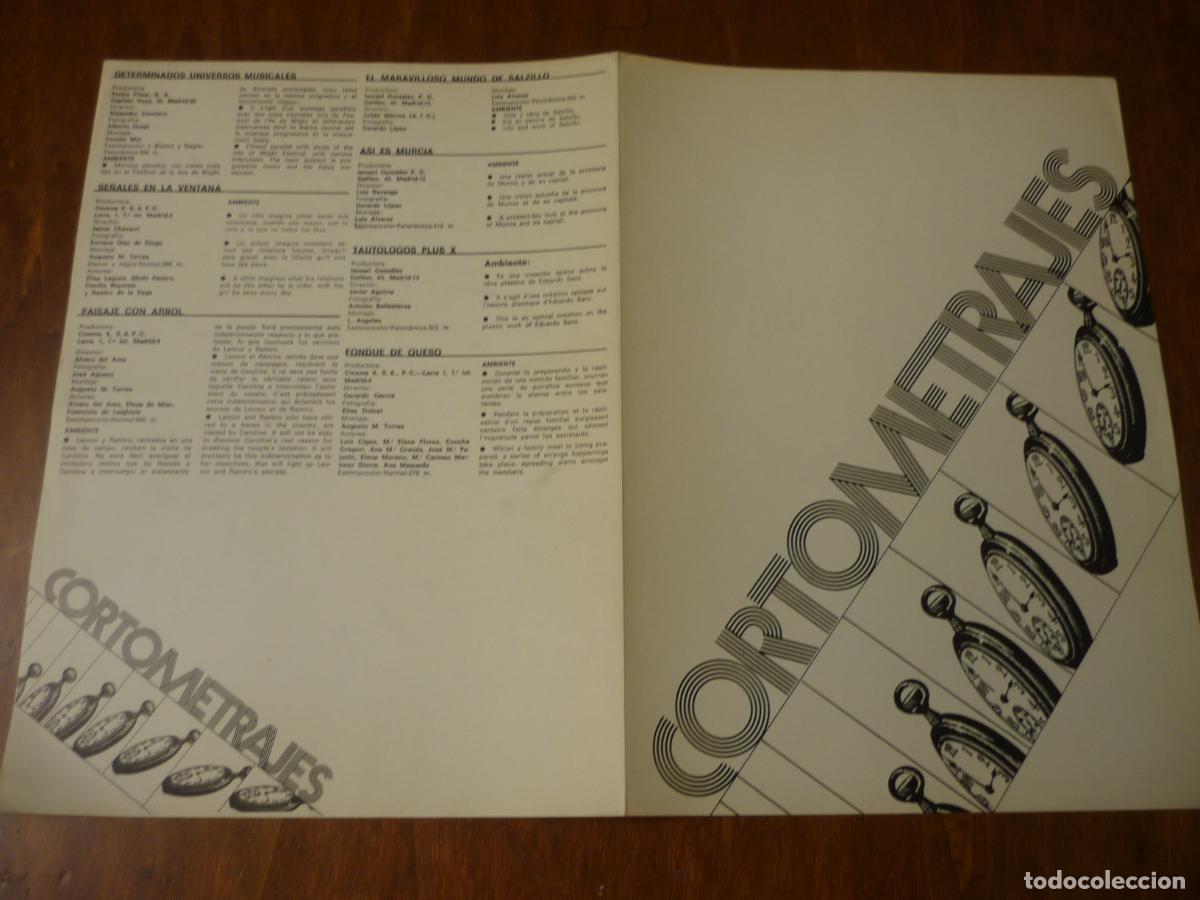 Cine: cortometrajes - guia publicitaria original - el rayo que no cesa / bajo la piel cine espa&ntilde;ol