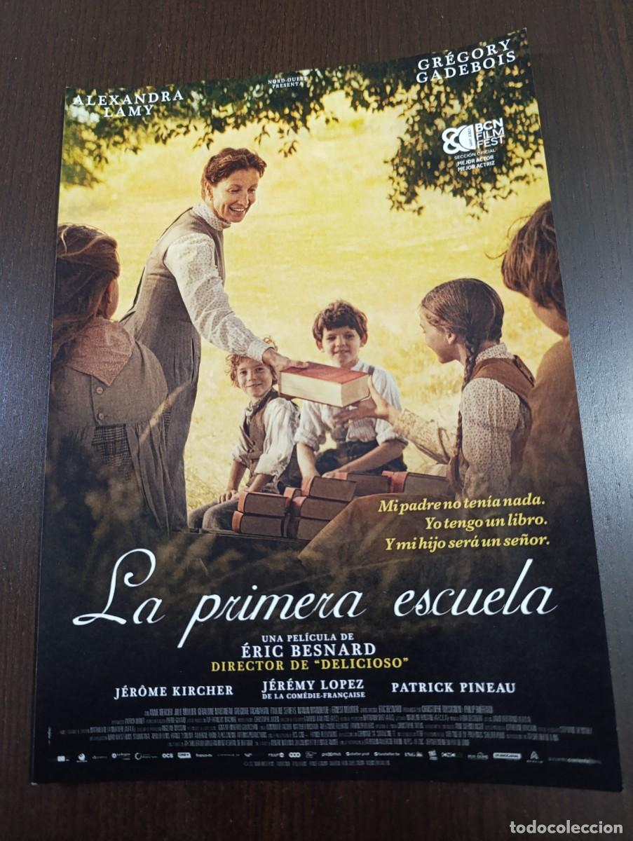 Cine: LA PRIMERA ESCUELA (GUIA PUBLICITARIA ORIGINAL CINE SIMPLE) (PEDIDO MINIMO 5 EUROS)