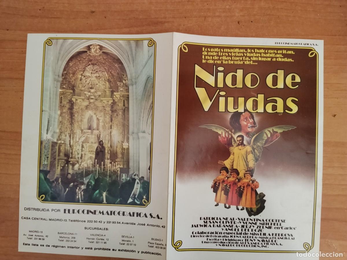 Cine: G33--GUIA DE LA PELICULA--NIDO DE VIUDAS