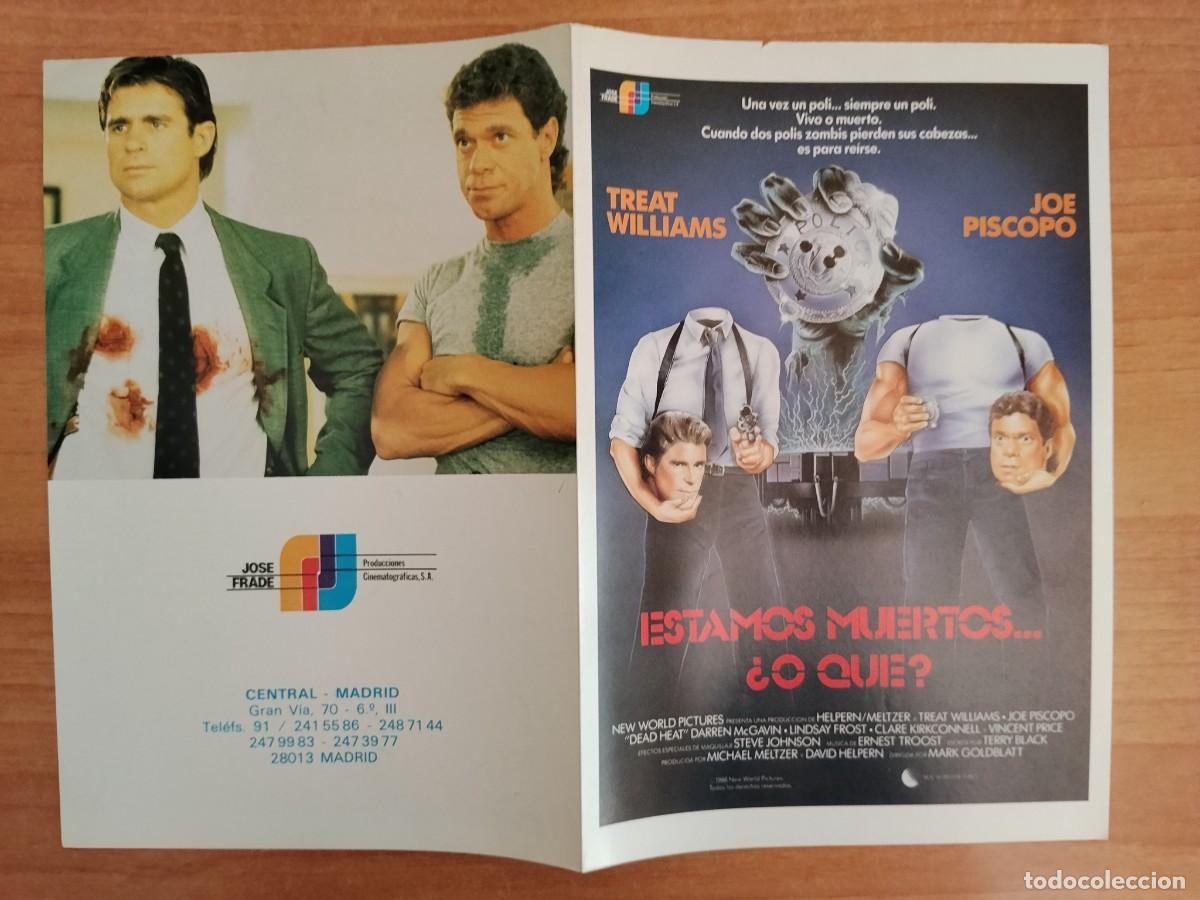 Cine: G33--GUIA DE LA PELICULA---ESTAMOS MUERTOS O QUE