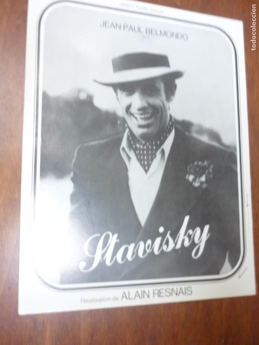 Cine: stavisky - guia dossier original francia - jean paul belmondo Anny Duperey - alain resnais -