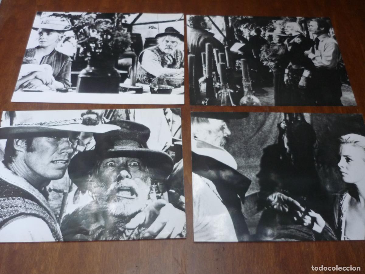 Cine: la leyenda de la ciudad sin nombre - 12 fotos originales b/n - clint eastwood jean seberg