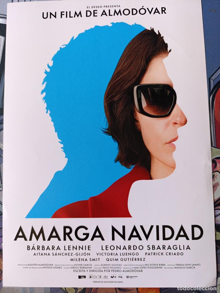 Cinema: AMARGA NAVIDAD (GUIA ORIGINAL DE CINE SIMPLE) PEDRO ALMODOVAR. WARNER (PEDIDO MINIMO 5 EUROS)