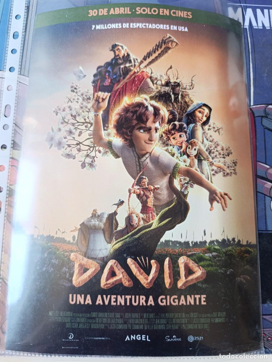 Cine: DAVID UNA AVENTURA GIGANTE (GUIA ORIGINAL DE CINE SIMPLE) ANIMACION (PEDIDO MINIMO 5 EUROS)