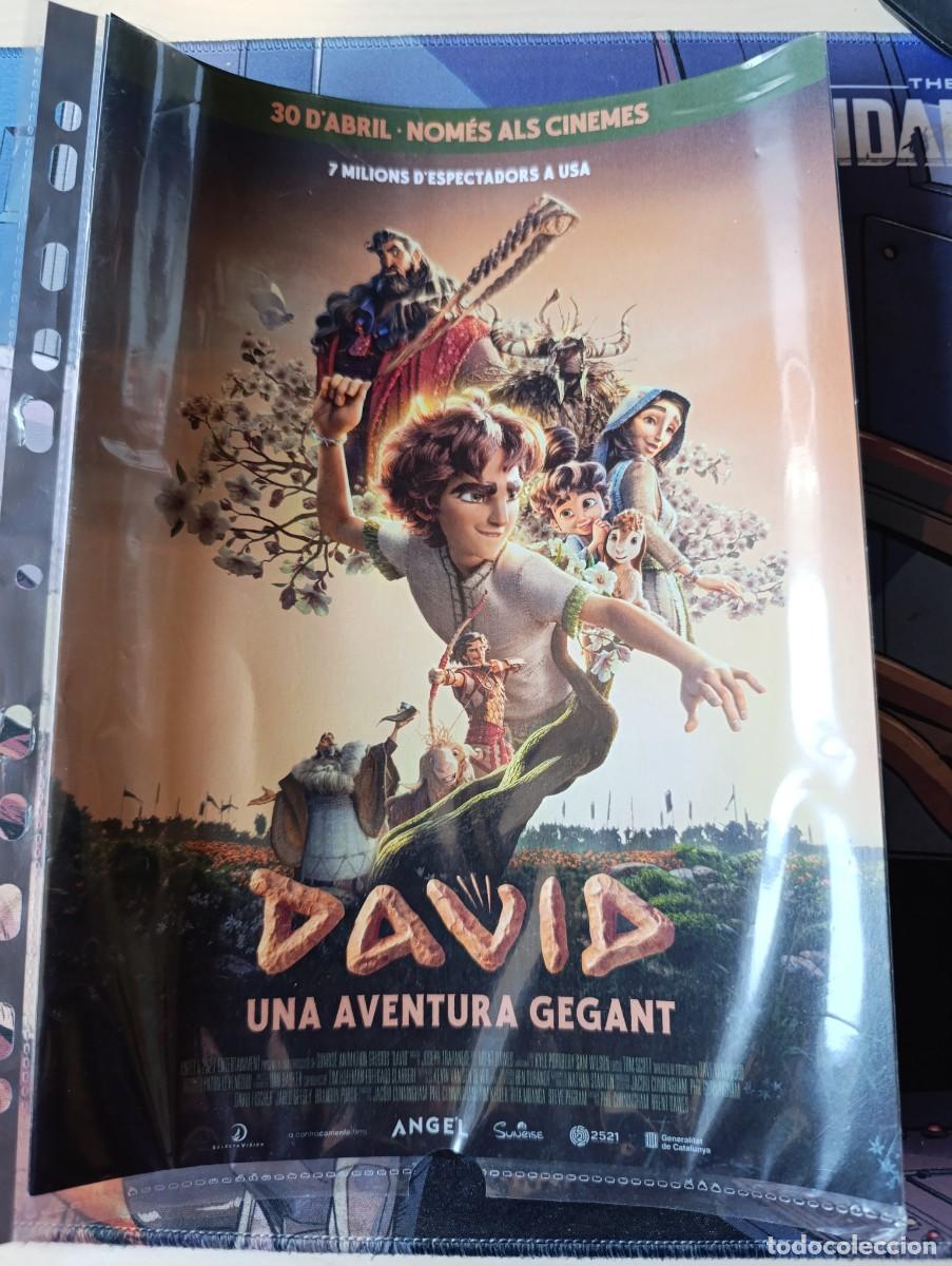 Cine: DAVID UNA AVENTURA GIGANTE (GUIA ORIGINAL DE CINE SIMPLE EN CATALAN) (PEDIDO MINIMO 5 EUROS)