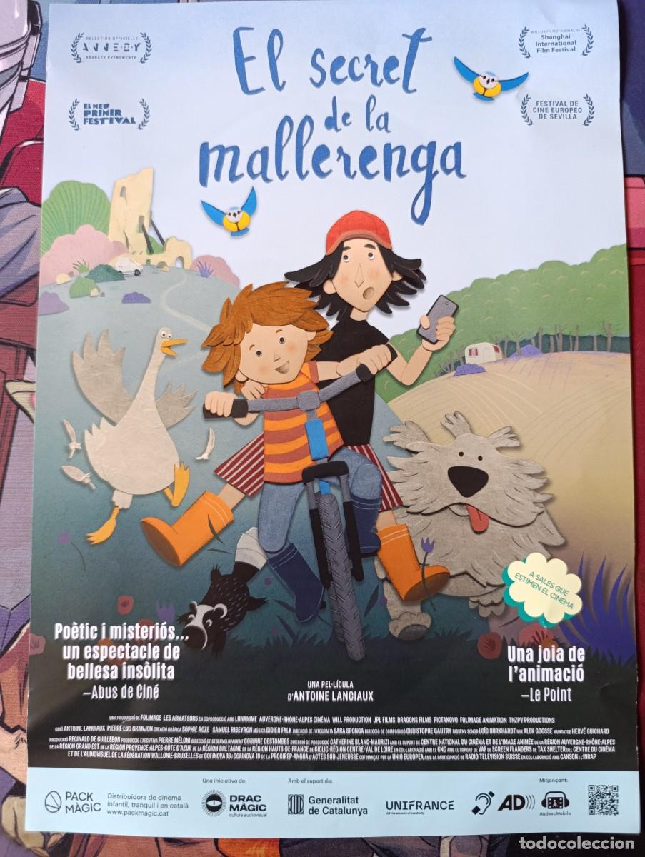 Cine: EL SECRET DE LA MALLERENGA (GUIA ORIGINAL DE CINE SIMPLE EN CATALAN) (PEDIDO MINIMO 5 EUROS)