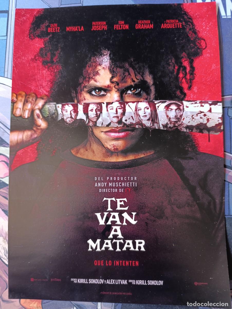 Cine: TE VAN A MATAR (GUIA ORIGINAL CINE SIMPLE) PATRICIA ARQUETTE. WARNER (PEDIDO MINIMO 5 EUROS)