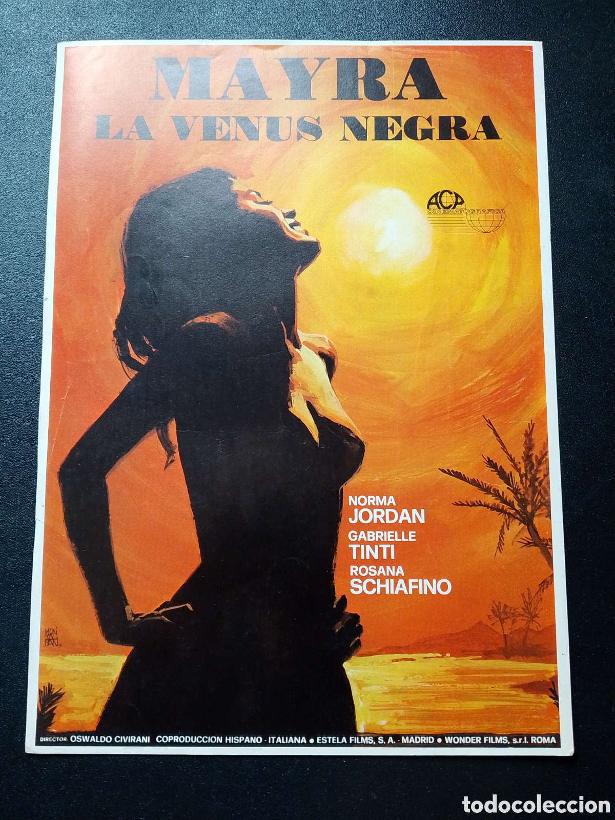 Cine: MAYRA LA VENUS NEGRA NORMA JORDAN GABRIELLE TINTI GUIA DE CINE ORIGINAL CA80