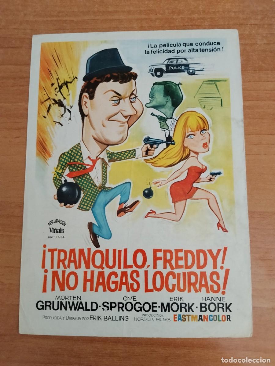 Cin&eacute;ma: G33--GUIA DE LA PELICULA---TRANQUILO, FREDDY, NO HAGAS LOCURAS