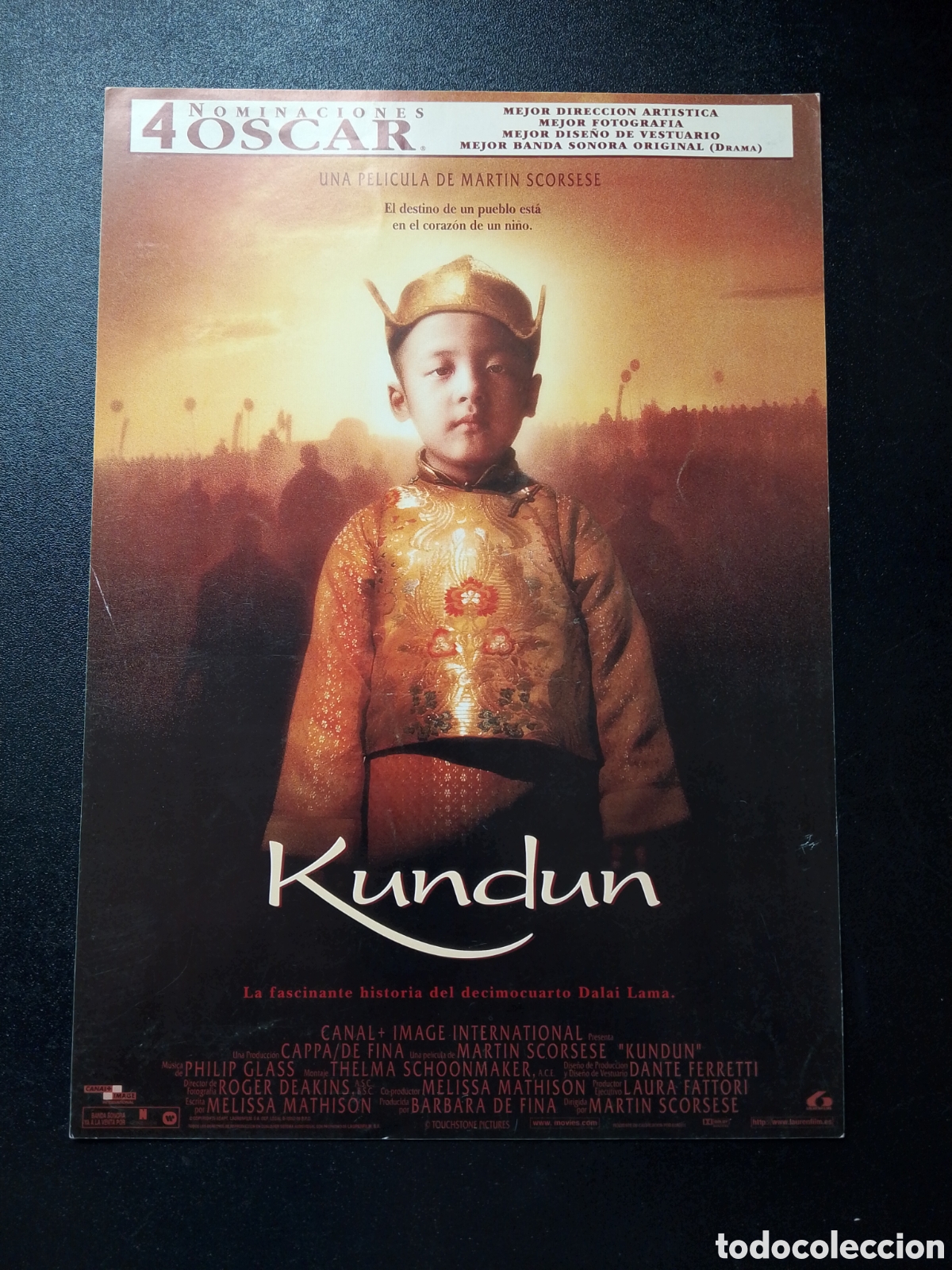 Cinema: KUNDUN TENZIN YESHI PAICHANG GUIA DE CINE ORIGINAL CA80