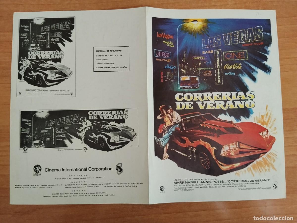 Cine: G33--GUIA DE LA PELICULA---CORRERIAS DE VERANO