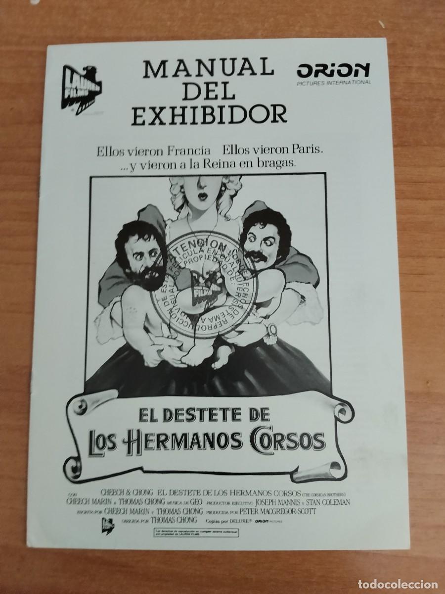 Cine: G33--GUIA DE LA PELICULA---EL DESTETE DE LOS HERMANOS CORSOS