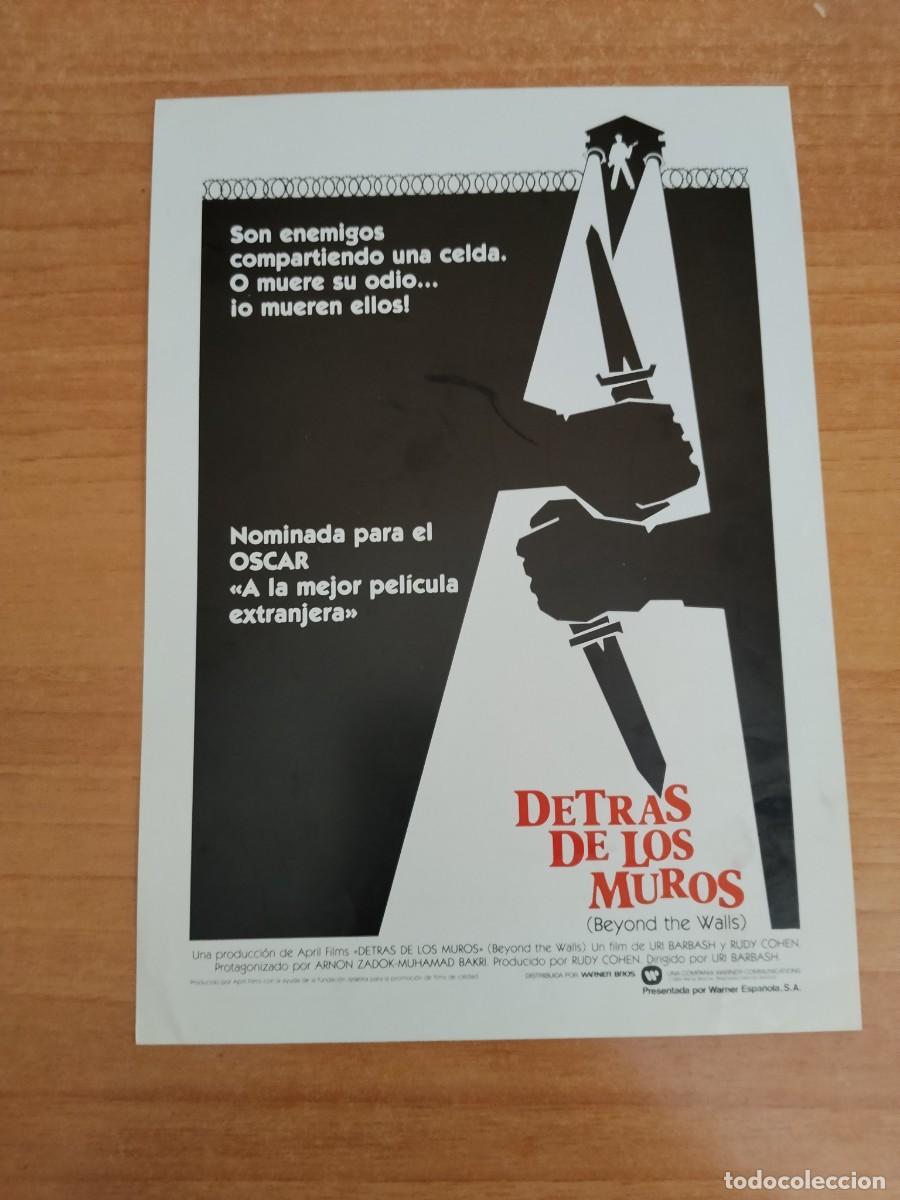 Cine: G33--GUIA DE LA PELICULA---DETRAS DE LOS MUROS
