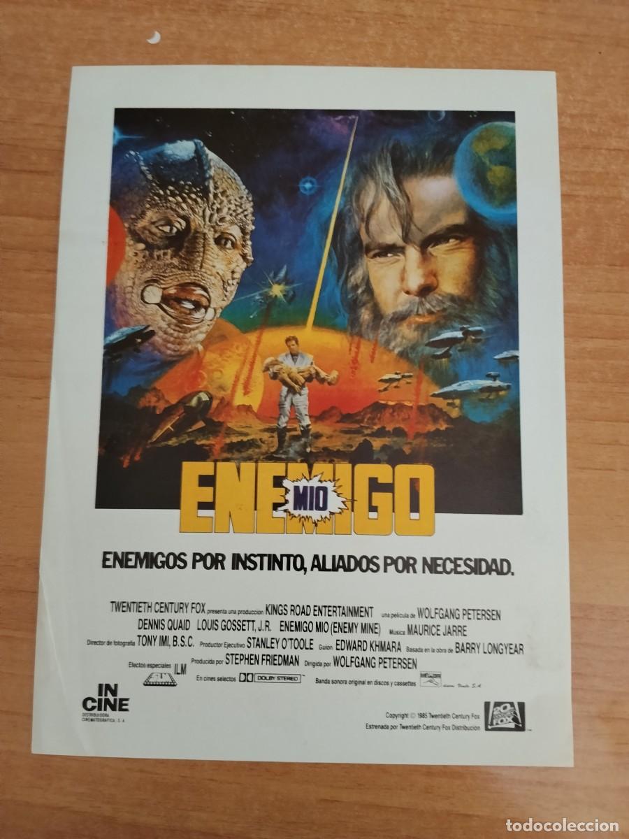 Cine: G33--GUIA DE LA PELICULA---ENEMIGO MIO
