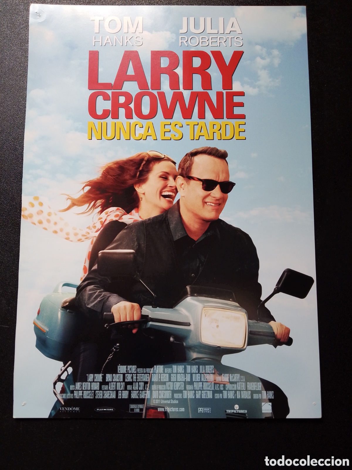 Cine: LARRY CROWNE NUNCA ES TARDE TOM HANKS JULIA ROBERTS GUIA DE CINE ORIGINAL CA81