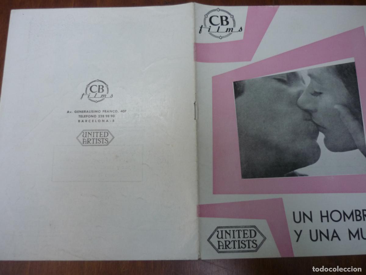 Cine: un hombre y una mujer - guia publicitaria orig - claude lelouch anouk aimee jean louis trintignant