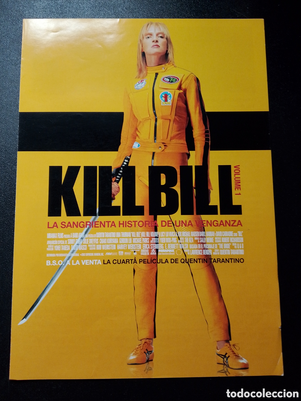 Cine: Kill Bill - Uma Thurman, Lucy Liu, Daryl Hannah, Vivica A. Fox GUIA DE CINE ORIGINAL CA81