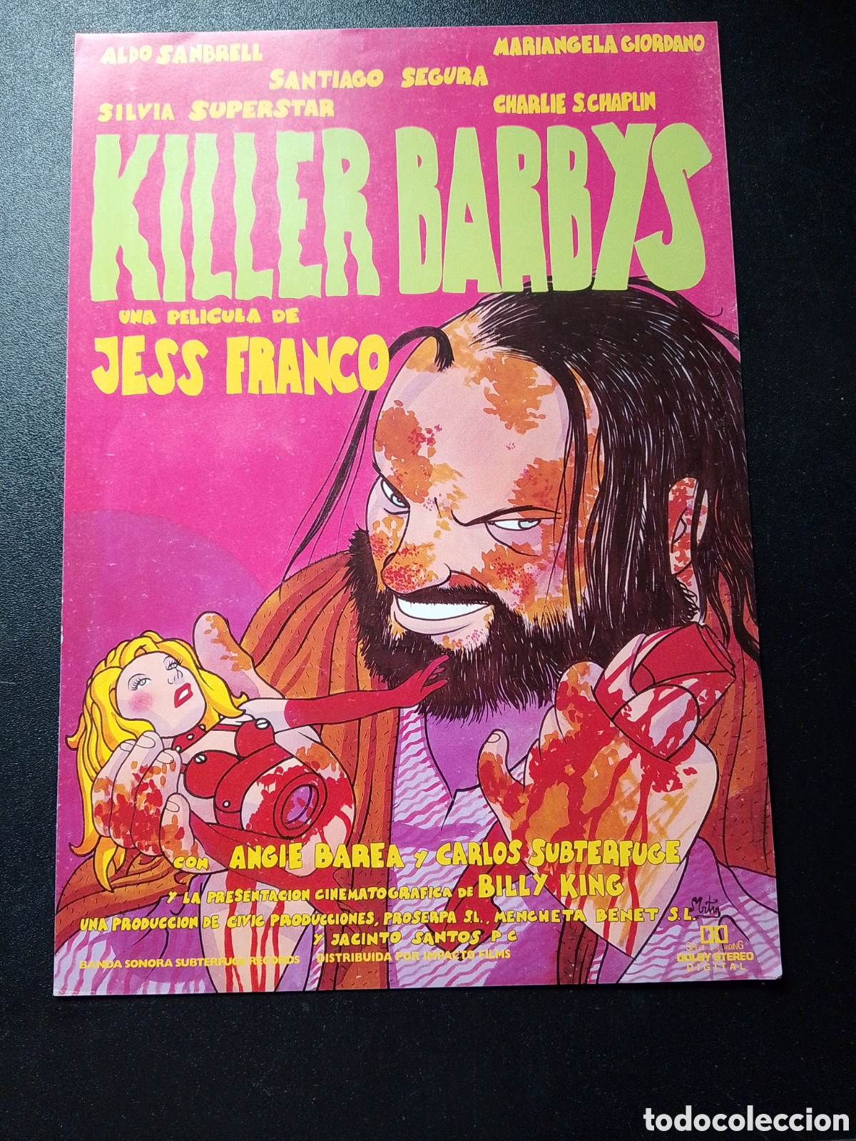 Cine: KILLER BARBYS SANTIAGO SEGURA JESS FRANCO GUIA DE CINE ORIGINAL CA82