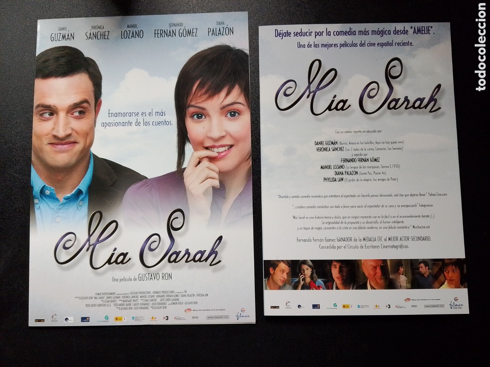 Cine: Mia Sarah - Daniel Guzm&aacute;n, Ver&oacute;nica S&aacute;nchez, Fernando Fern&aacute;n G&oacute;mez GUIA DE CINE ORIGINAL CA82