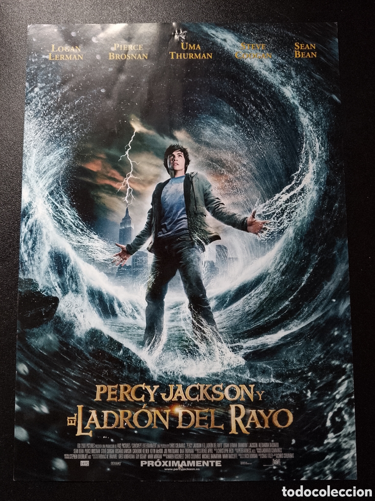 Cine: PERCY JACSON Y EL LADRON DEL RAYO LOGAN LERMAN PIERCE BROSNAN GUIA DE CINE ORIGINAL CA82