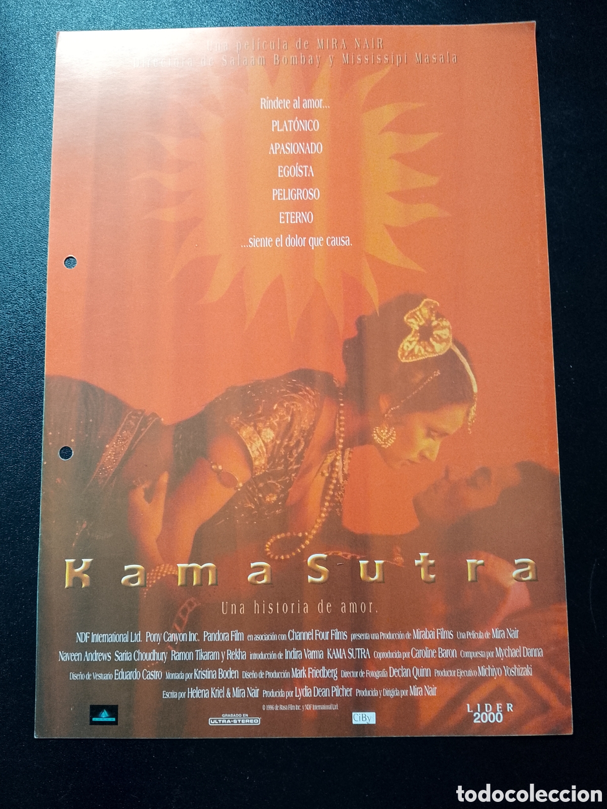 Cine: KAMASUTRA UNA HISTORIA DE AMOR GUIA DE CINE ORIGINAL CA82