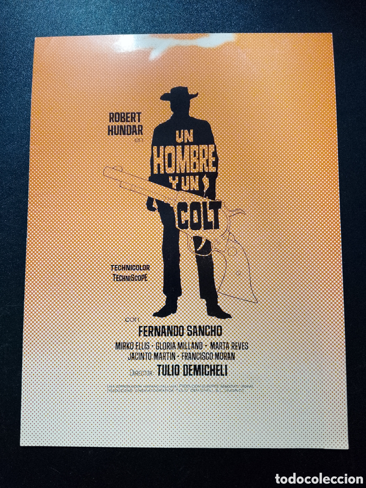 Cine: un hombre y un colt tulio demicheli robert hundar western GUIA DE CINE ORIGINAL CA82