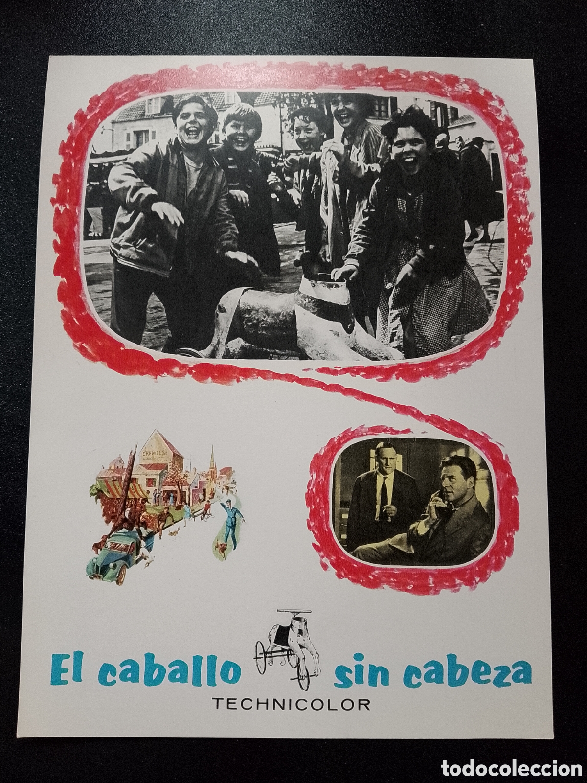 Cine: EL CABALLO SIN CABEZA JEAN PIERRE AUMONT HERBERT LOM GUIA DE CINE ORIGINAL CA82