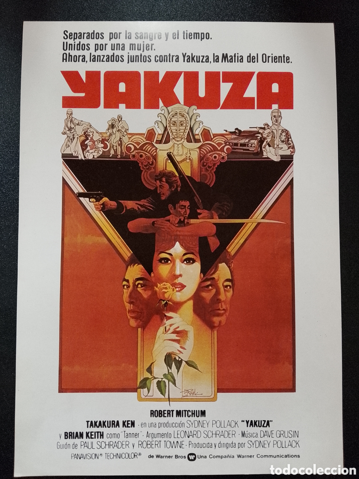 Cine: YAKUZA ROBERT MITCHUM SIDNEY POLLACK BOB PEAK GUIA DE CINE ORIGINAL CA83