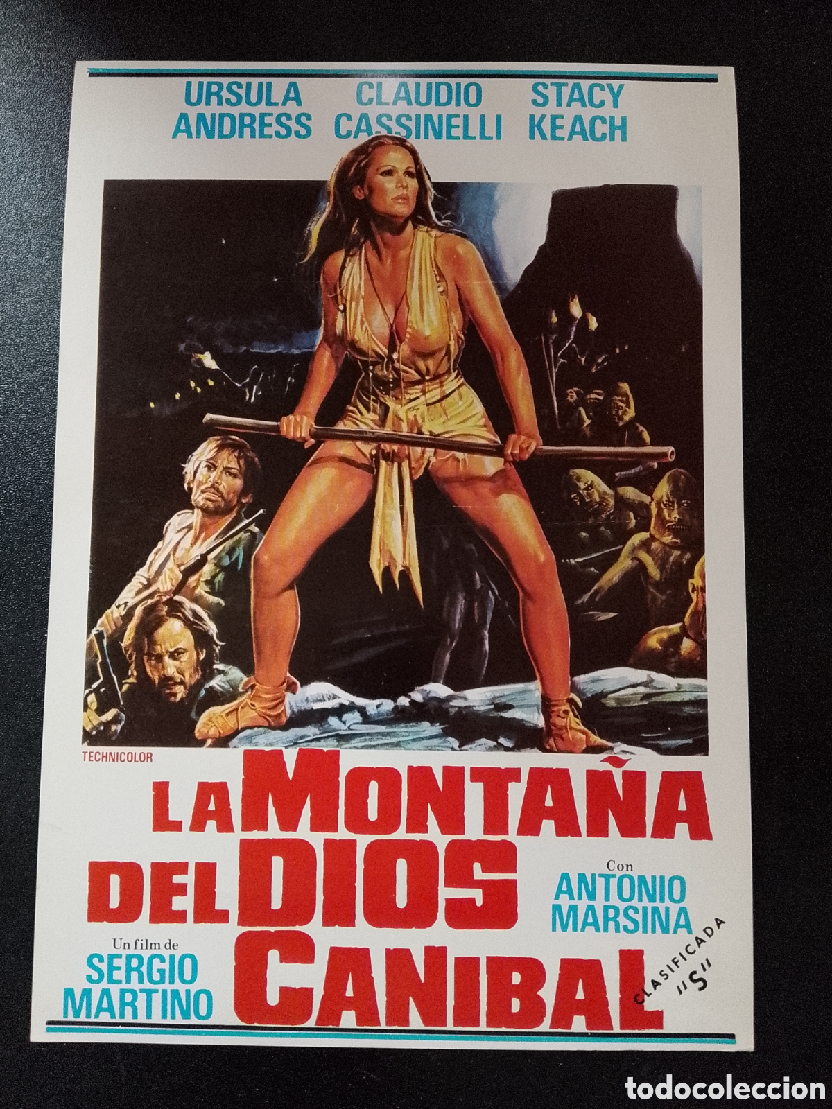 Cine: LA MONTA&Ntilde;A DEL DIOS CANIBAL SERGIO MARTINO ANTONIO MARSINA GUIA DE CINE ORIGINAL CA80