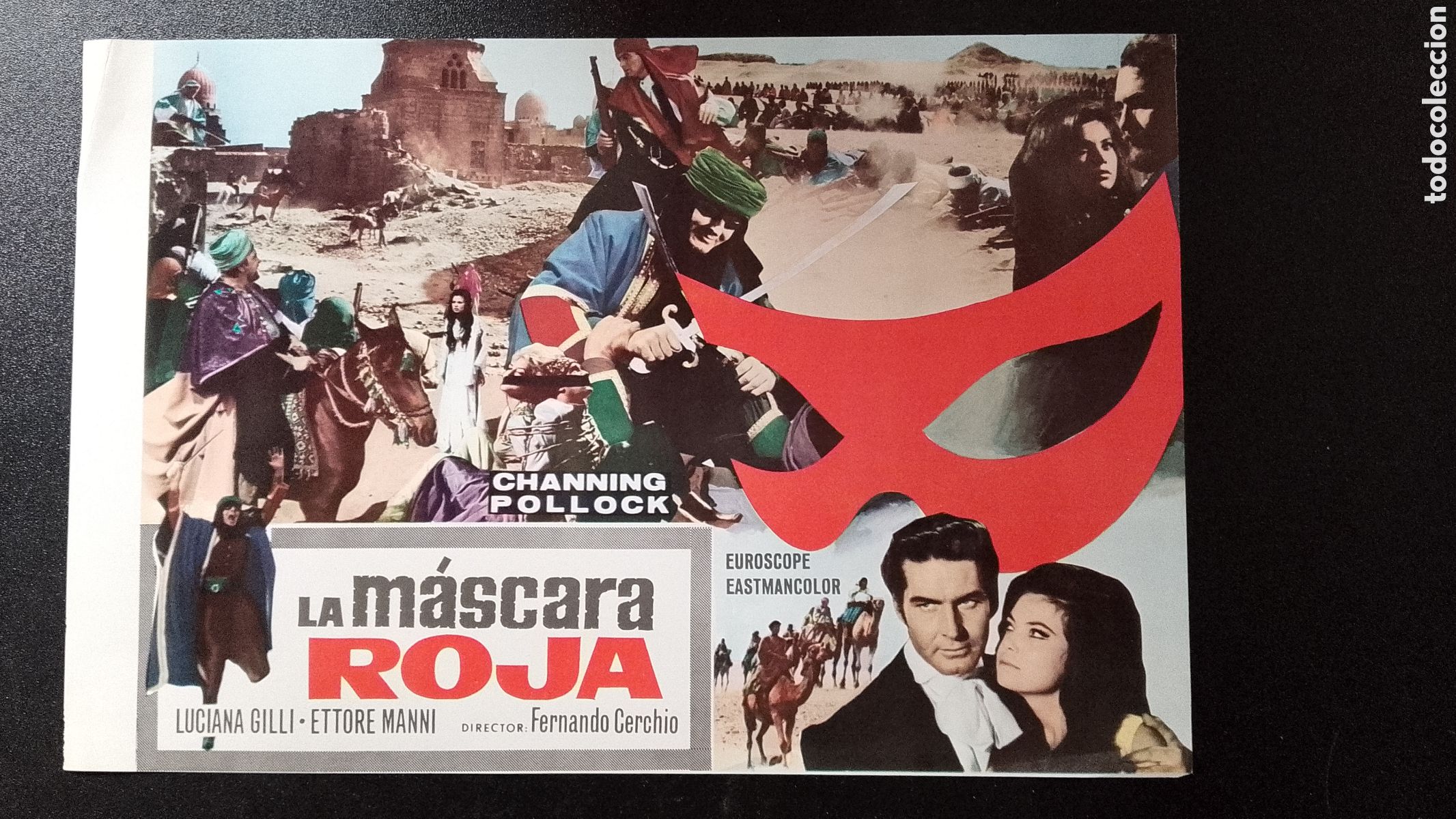 Cine: La Mascara Roja Channing Pollock Luciana Gilli GUIA DE CINE ORIGINAL CA83