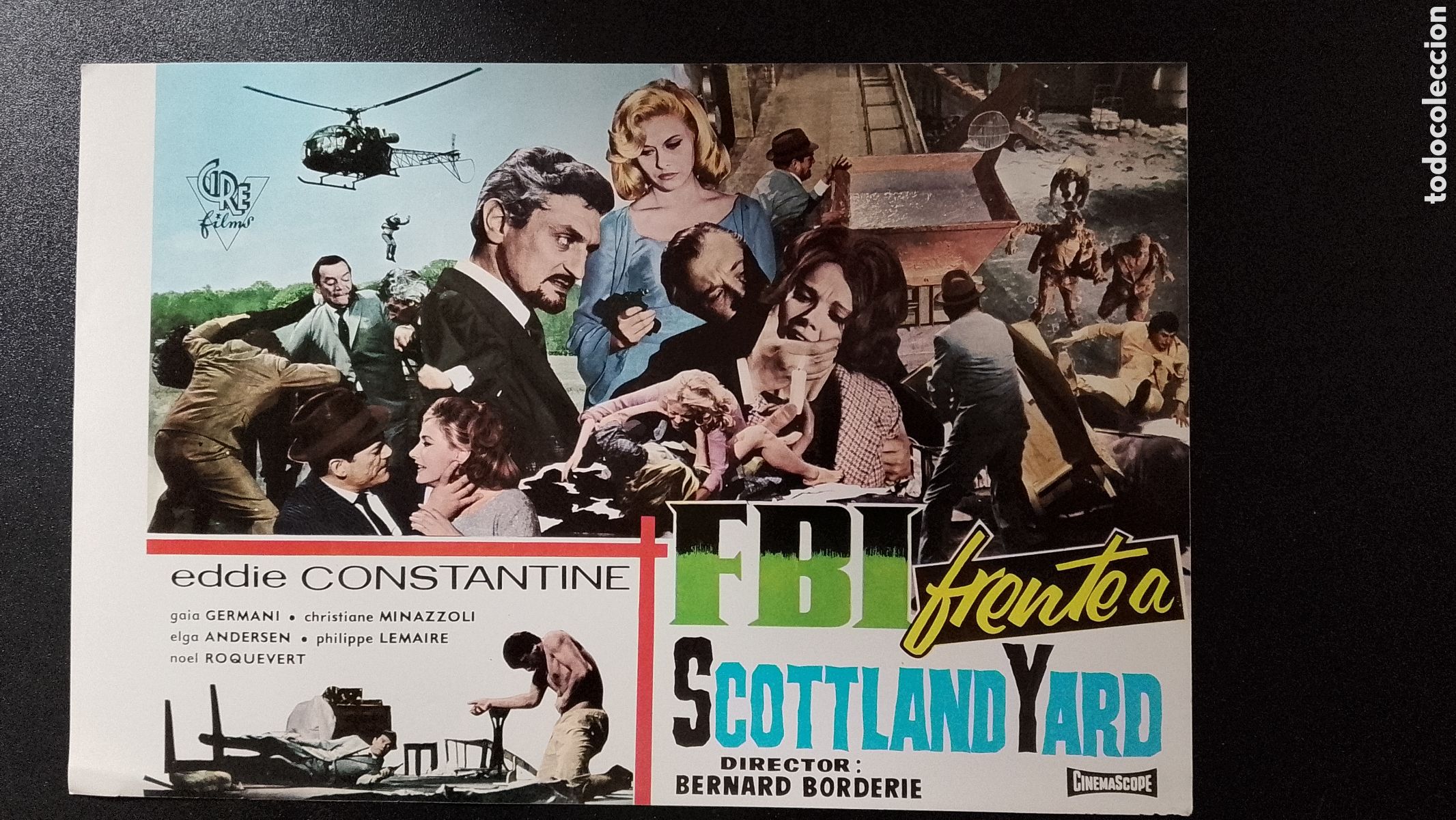 Cine: FBI FRENTE SCOTTLAND YARD GUIA DE CINE ORIGINAL CA83