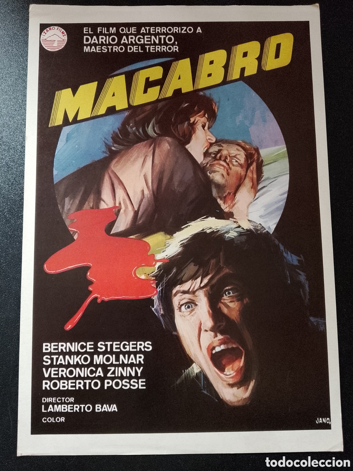 Cine: MACABRO BERNICE STEGERS STANKO MOLNAR GUIA DE CINE ORIGINAL CA83