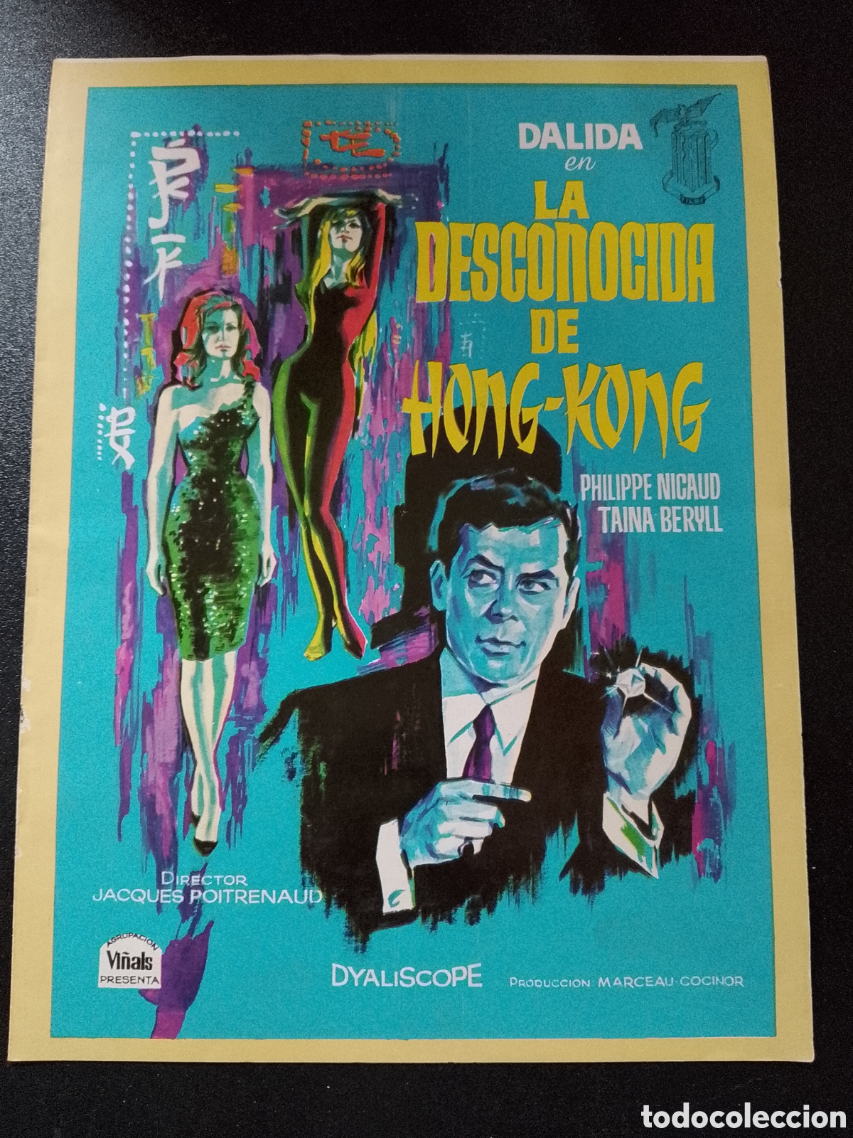 Cine: LA DESCONOCIDA DE HONG-KONG PHILIPPE NICAUD TAINA BERYLL GUIA DE CINE ORIGINAL CA78