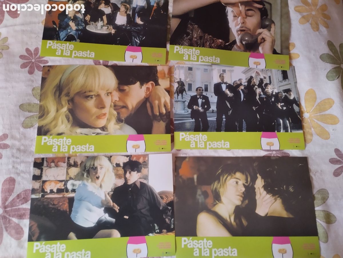 Cine: 12 FOTOCROMOS - PASATE A LA PASTA - SET COMPLETO