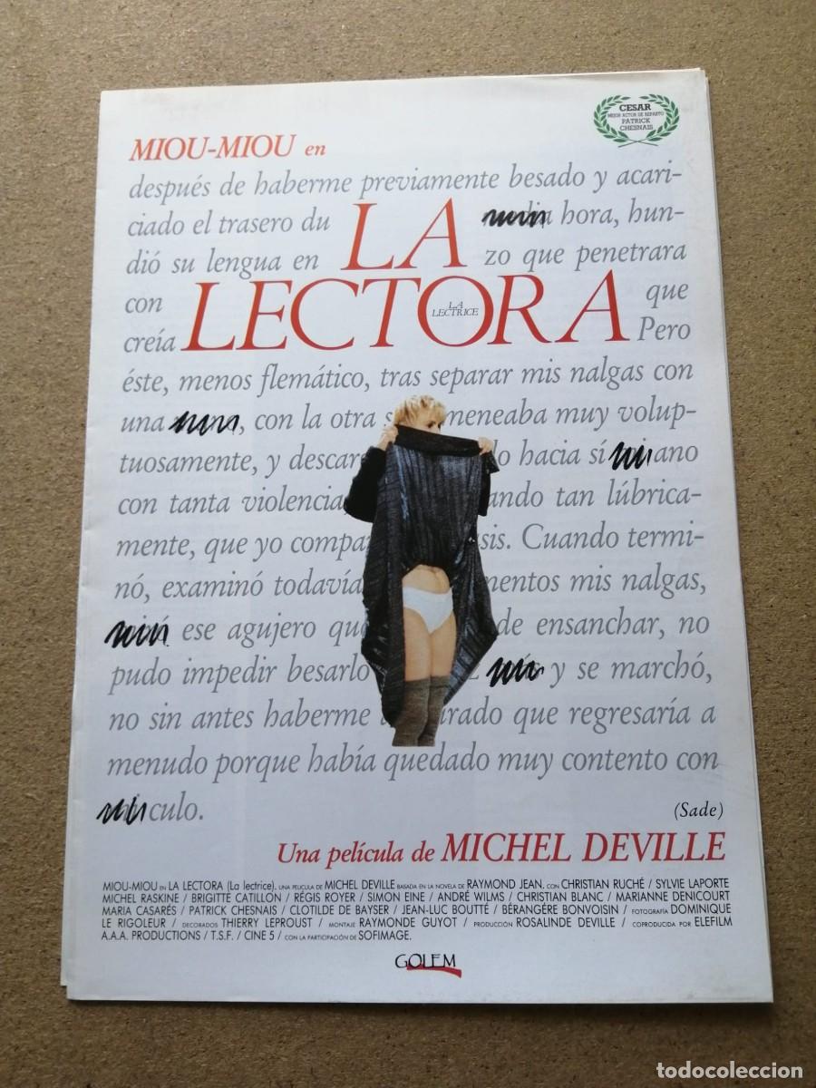 Cine: GUIA CINEMATOGRAFICA. LA LECTORA (MIOU - MIOU)