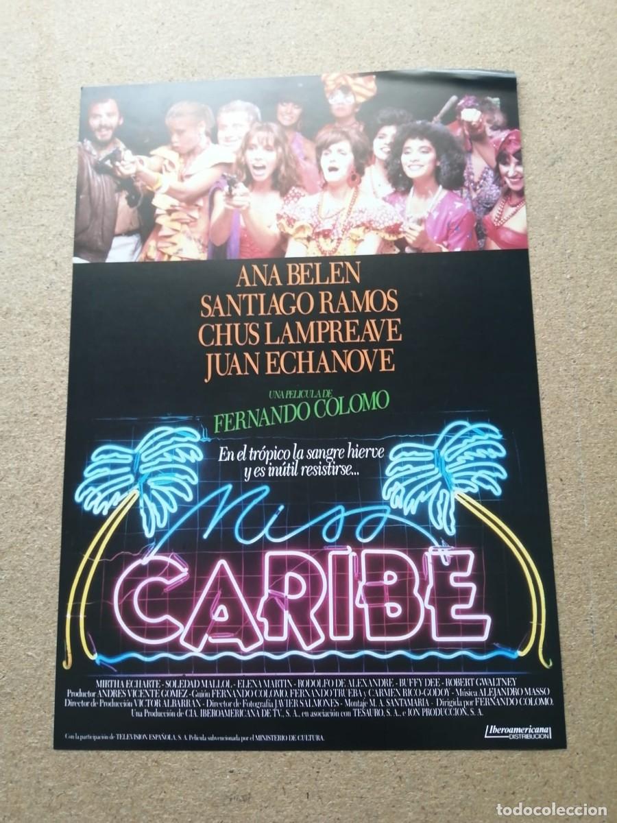 Cine: GUIA CINEMATOGRAFICA. MISS CARIBE (ANA BELEN - SANTIAGO RAMOS)