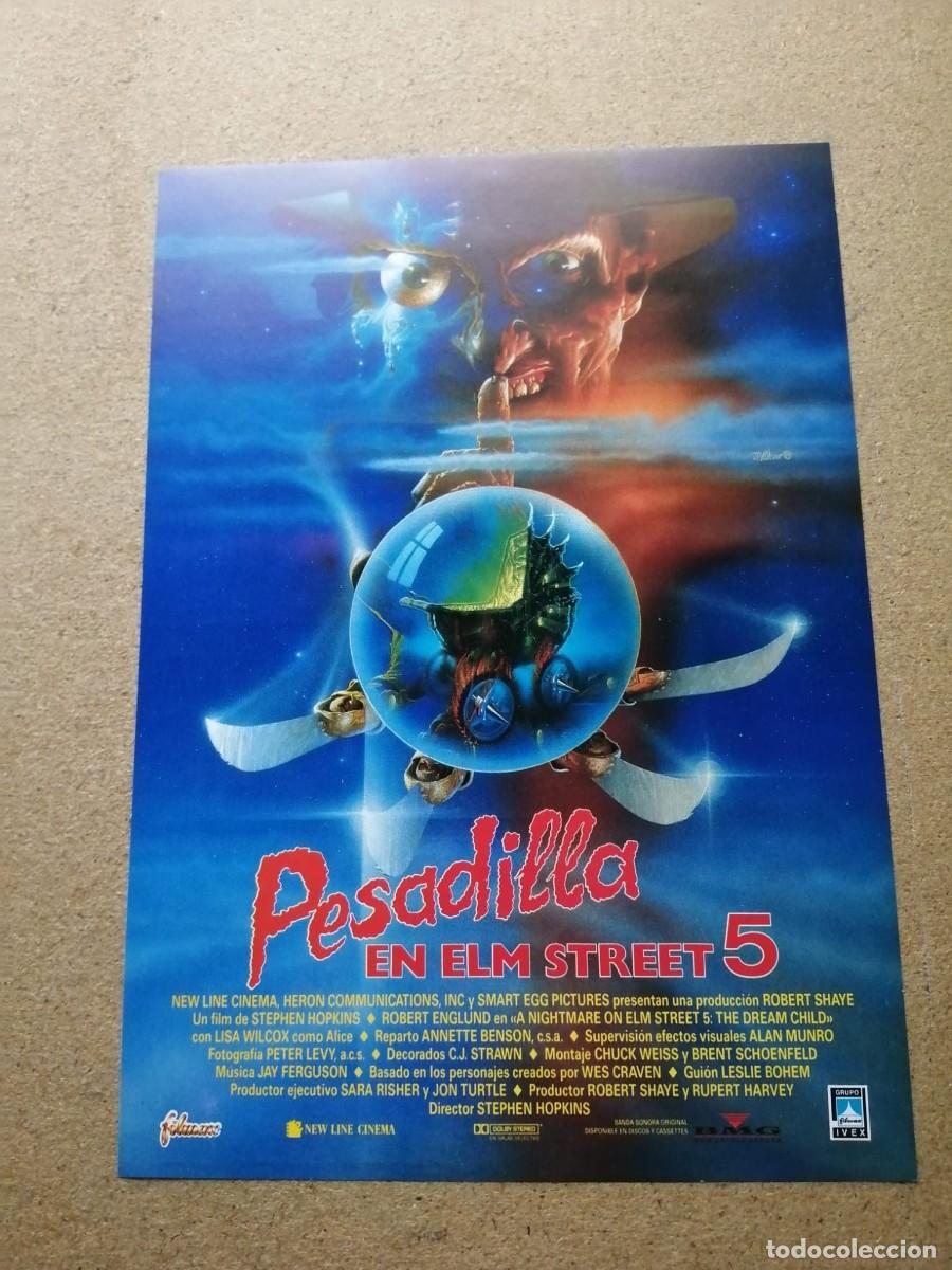 Cine: GUIA CINEMATOGRAFICA. PESADILLA EN ELM STREET 5 (ROBERT ENGLUND)