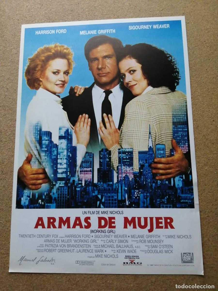 Cine: GUIA CINEMATOGRAFICA. ARMAS DE MUJER (HARRISON FORD - SIGOURNEY WEAVER - MELANIE GRIFFITH)