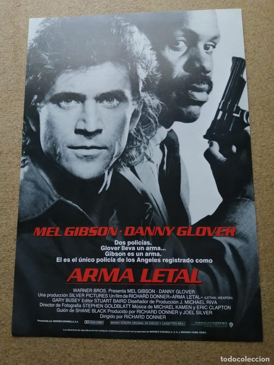 Cine: GUIA CINEMATOGRAFICA. ARMA LETAL (MEL GIBSON - DANNY GLOVER)
