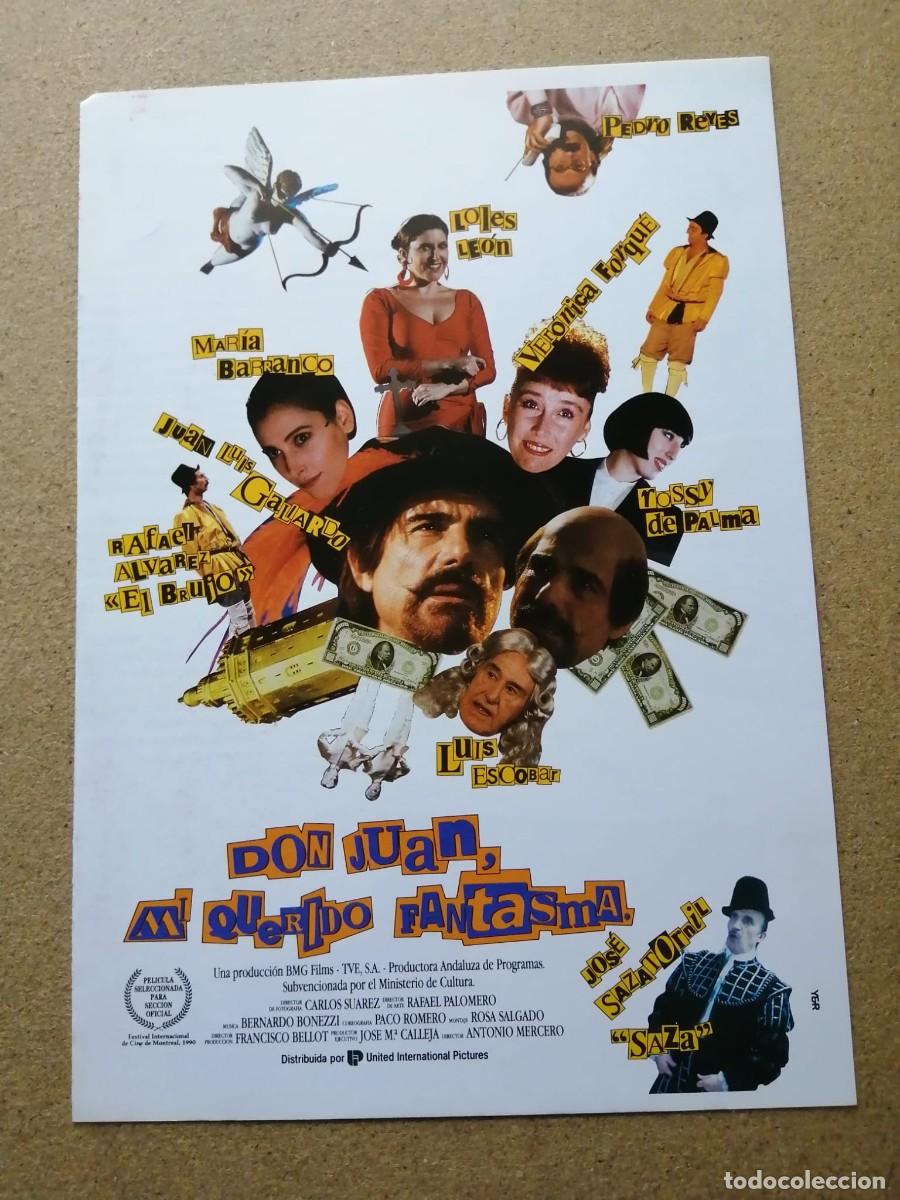 Cine: GUIA CINEMATOGRAFICA. DON JUAN, MI QUERIDO FANTASMA (ANTONIO MERCERO)