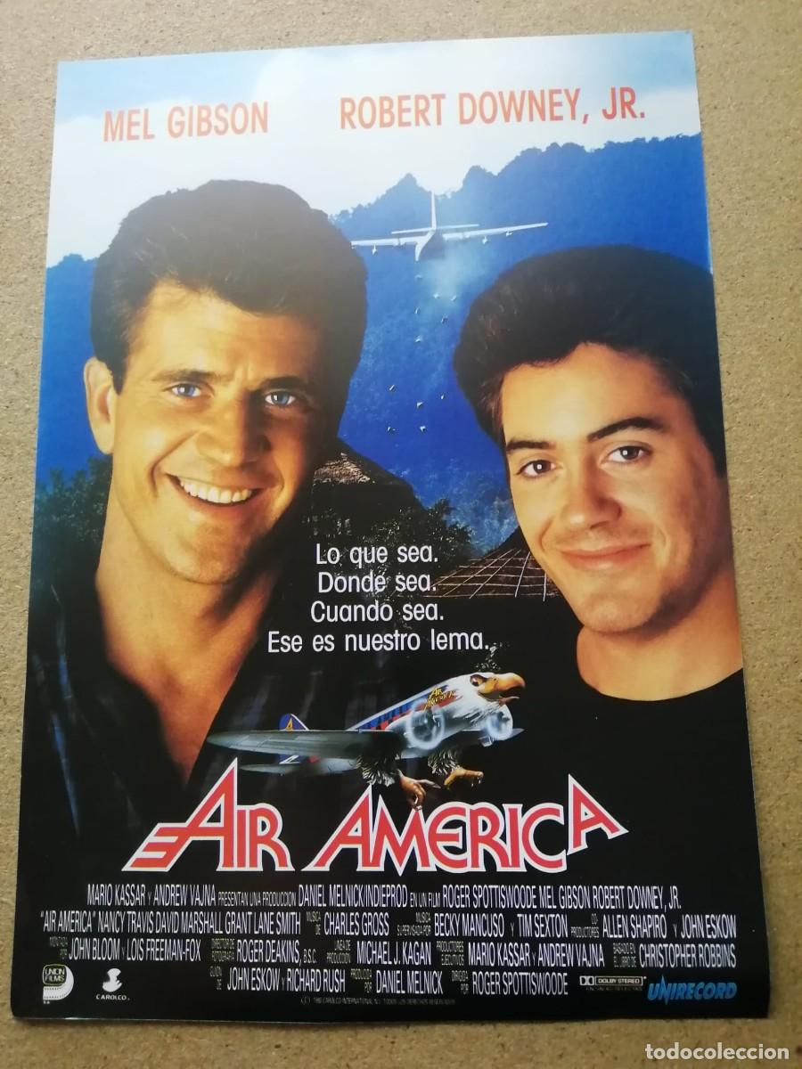 Cine: GUIA CINEMATOGRAFICA. AIR AMERICA (MEL GIBSON - ROBERT DOWNEY Jr.)