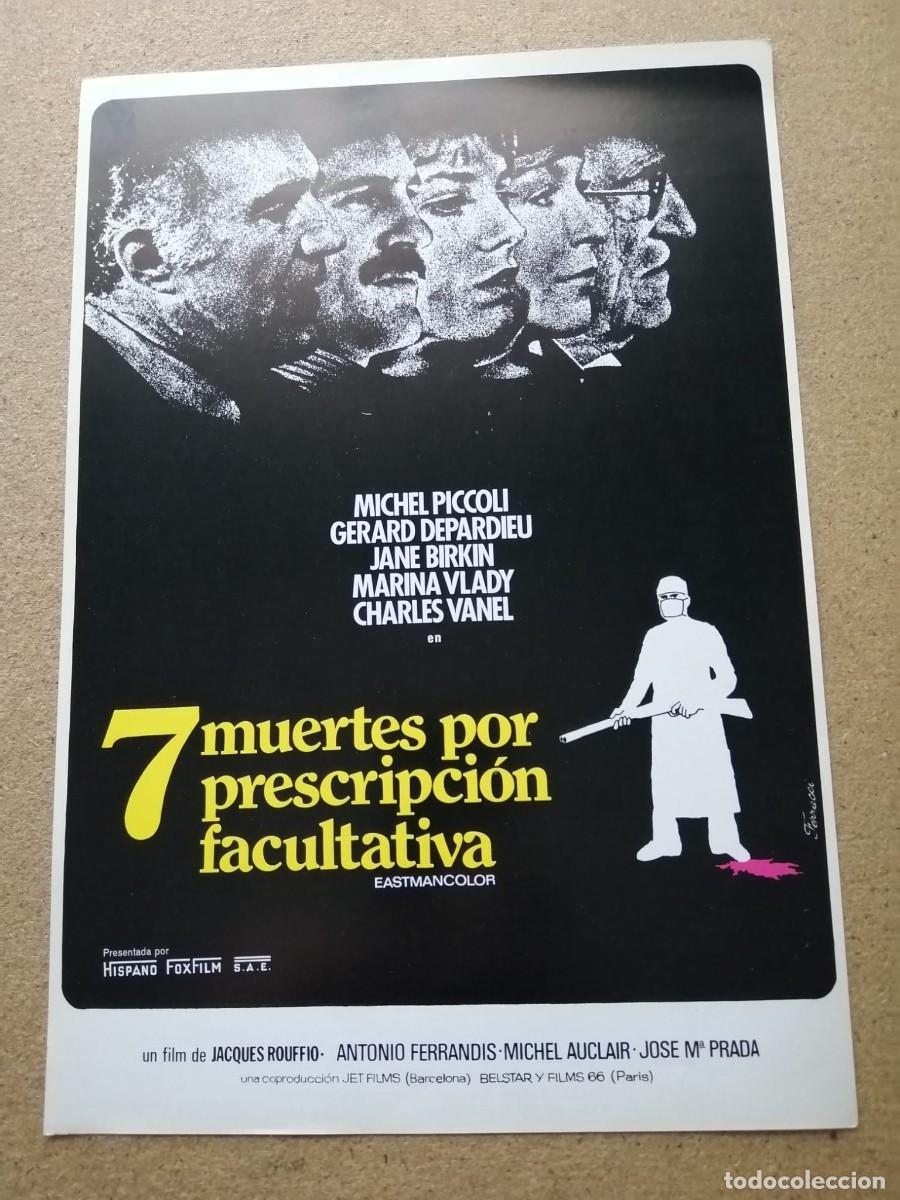 Cine: GUIA CINEMATOGRAFICA. 7 MUERTES POR PRESCRIPCION FACULTATIVA (JACQUES ROUFFIO)