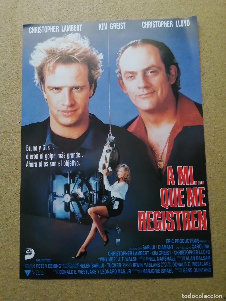Cine: GUIA CINEMATOGRAFICA. A MI QUE ME REGISTREN (CHRISTOPHER LAMBERT - CHRISTOPHER LLOYD)