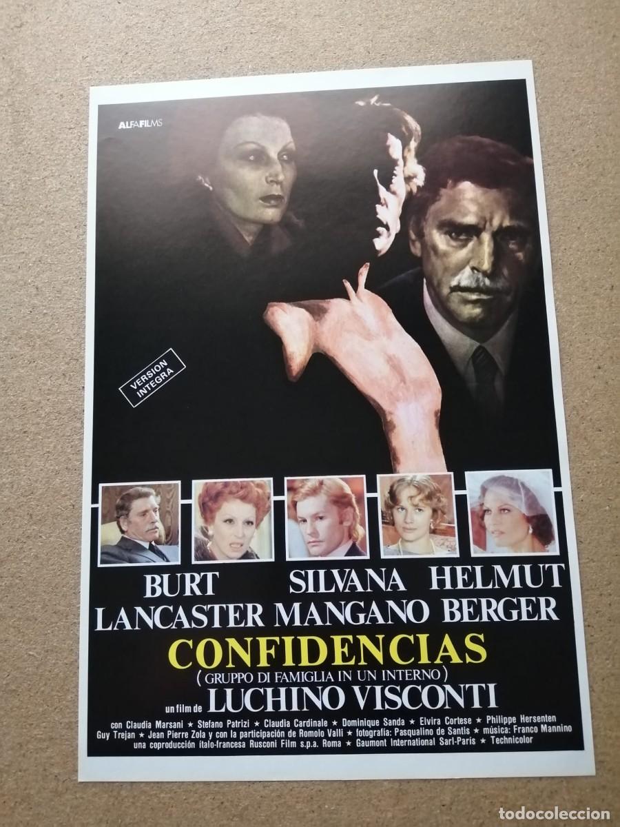 Cine: GUIA CINEMATOGRAFICA. CONFIDENCIAS (LUCHINO VISCONTI)